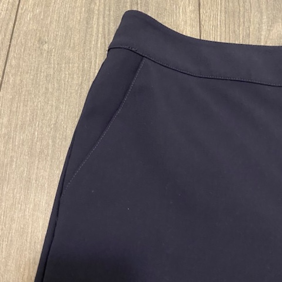 St. John Caviar Emma Navy Blue Crop Pants Size 6 - Picture 4 of 11